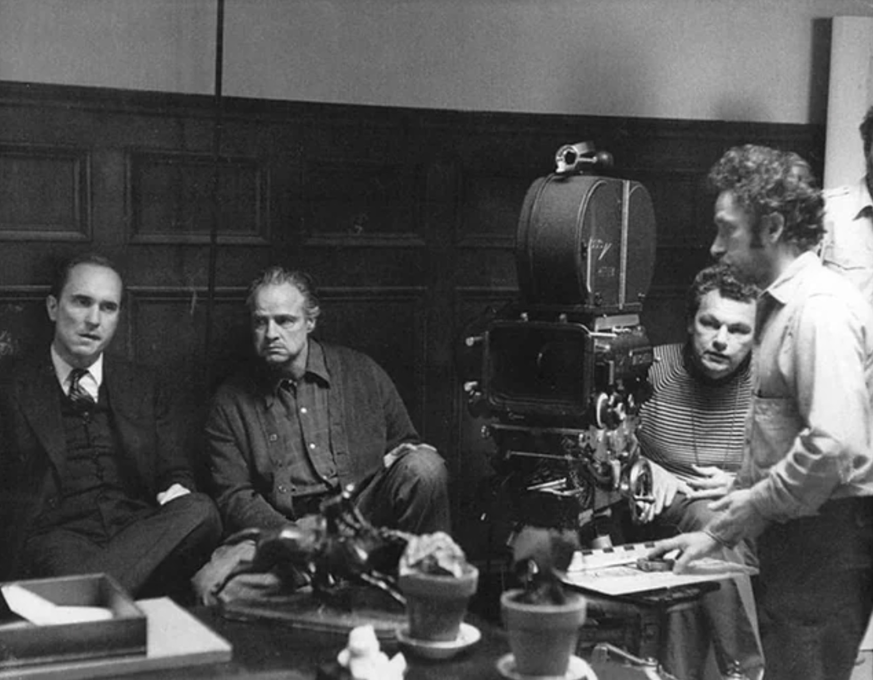 Robert Duvall and Marlon Brando